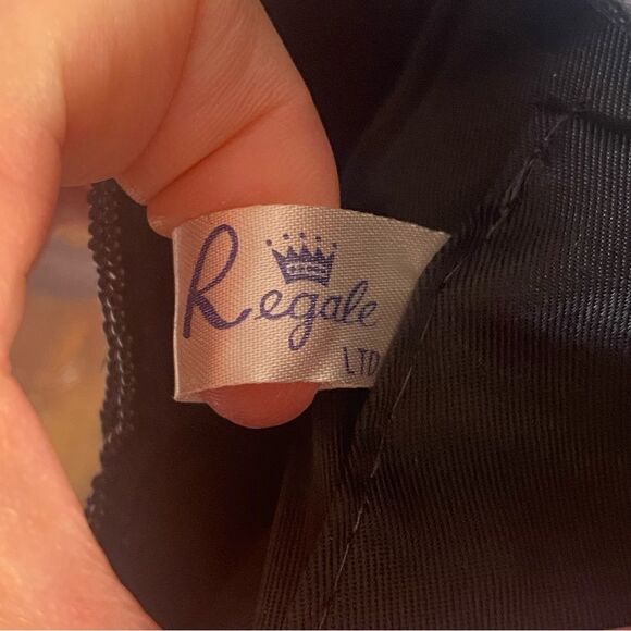 La Regale Sequins Vintage Evening Bag Mini Bag with Shoulder Strap - Picture 3 of 6